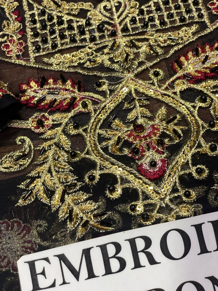 Asim Jofa Chiffon Suit-Aarasta