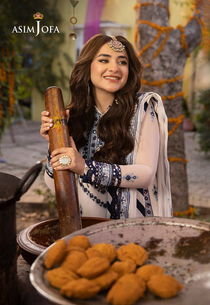 Asim Jofa Chiffon Suit-Aarasta