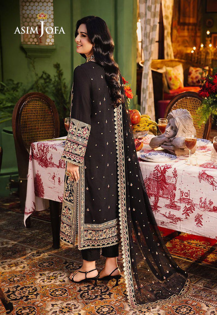 Asim Jofa Chiffon Suit-Aarasta