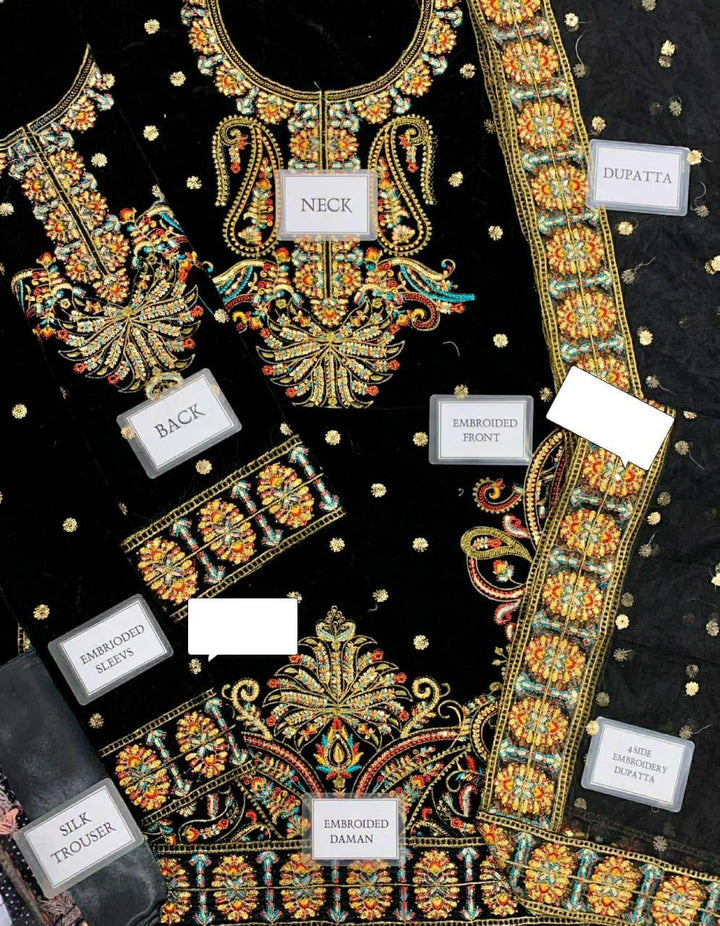 Asim Jofa Velvet Suit-Aarasta