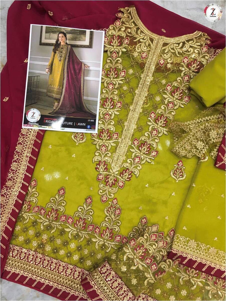 Asim Jofa Chiffon Suit-Aarasta