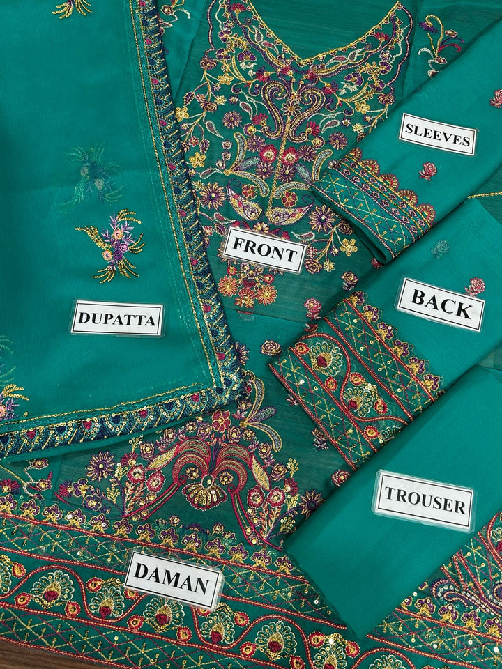 Asim Jofa Chiffon Suit-Aarasta