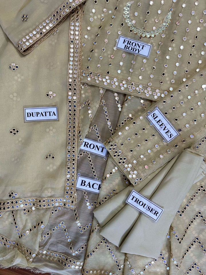 Asim Jofa Chiffon Suit-Aarasta