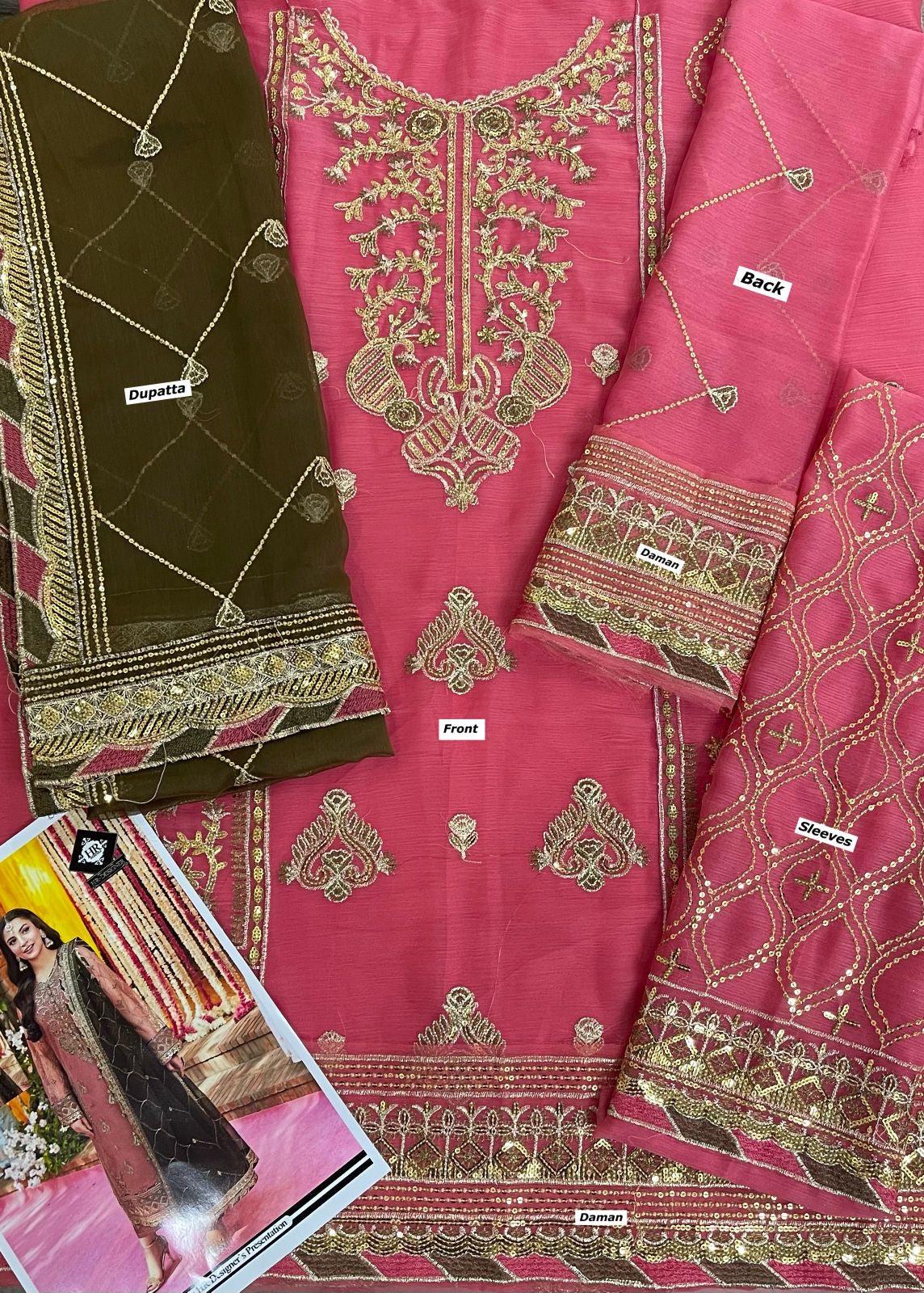 Asim Jofa Chiffon Suit-Aarasta