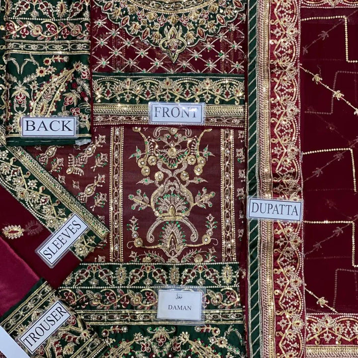 Asim Jofa Chiffon Suit-Aarasta