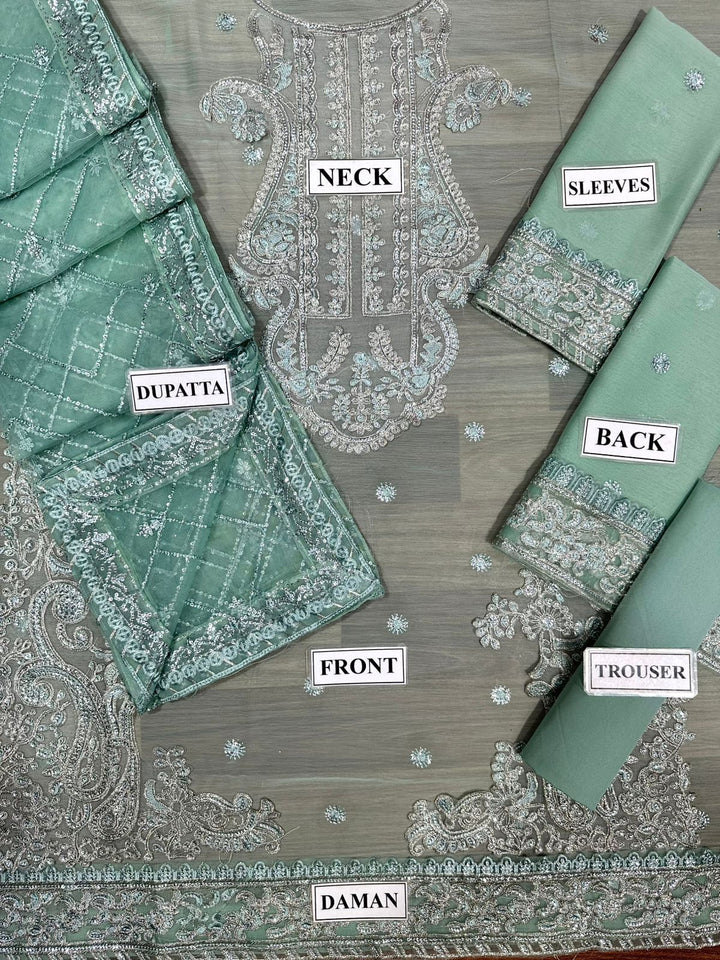 Asim Jofa Chiffon Suit-Aarasta