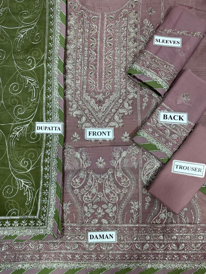 Asim Jofa Chiffon Suit-Aarasta