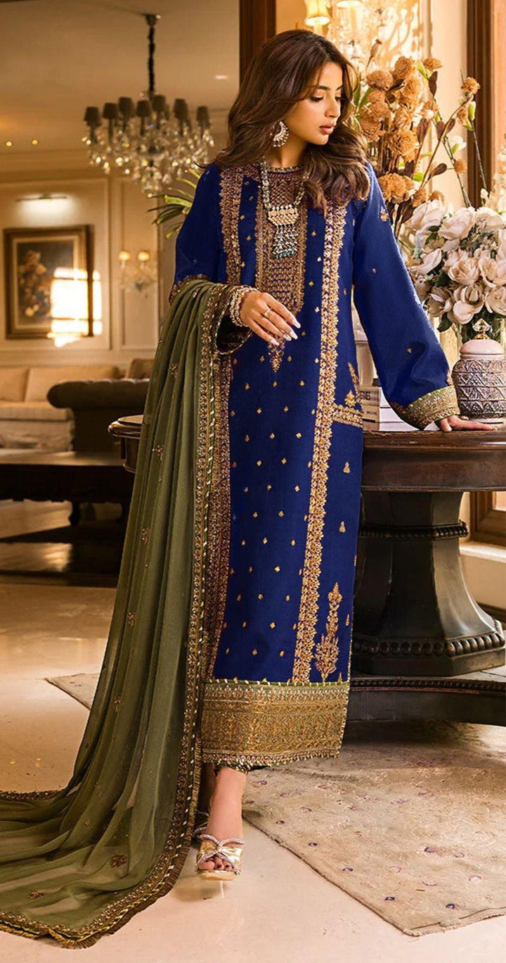 Asim Jofa Chiffon Suit-Aarasta