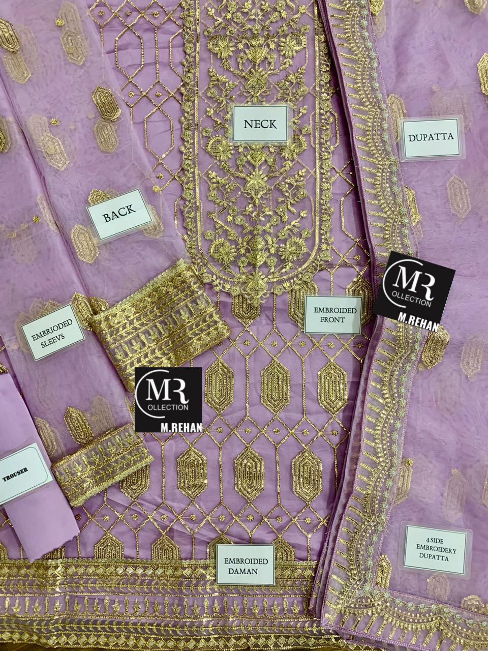Asim Jofa Chiffon Suit-Aarasta