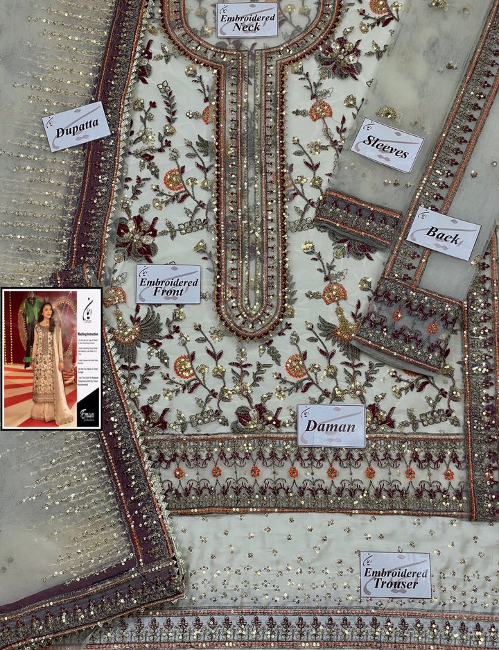 Asim Jofa Net Suit-Aarasta