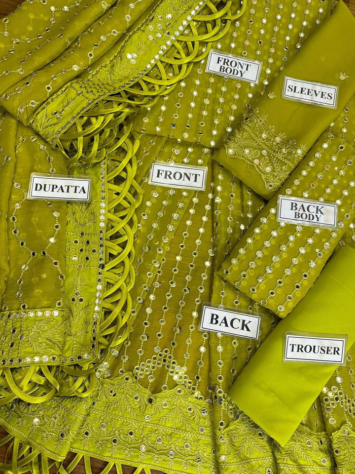 Asim Jofa Chiffon Suit-Aarasta