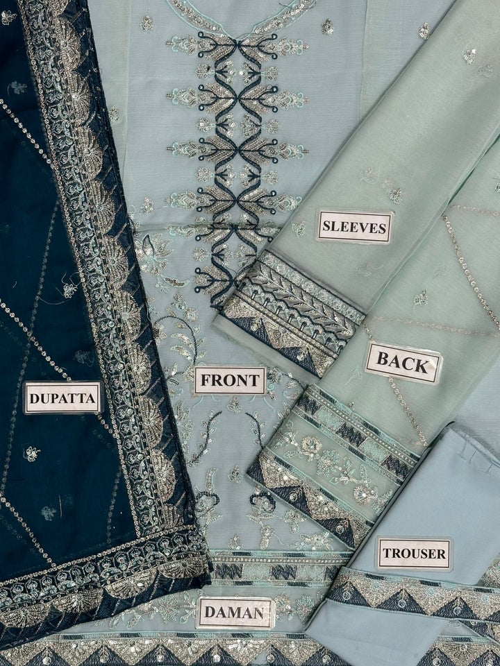 Asim Jofa Chiffon Suit-Aarasta