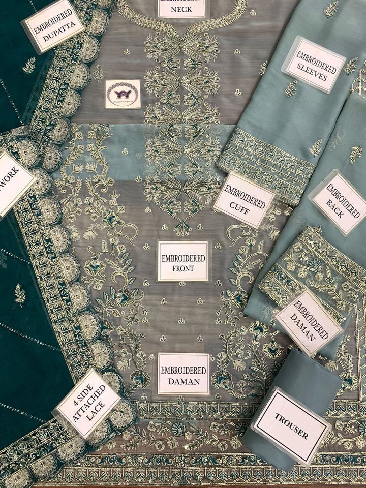 Asim Jofa Chiffon Suit-Aarasta