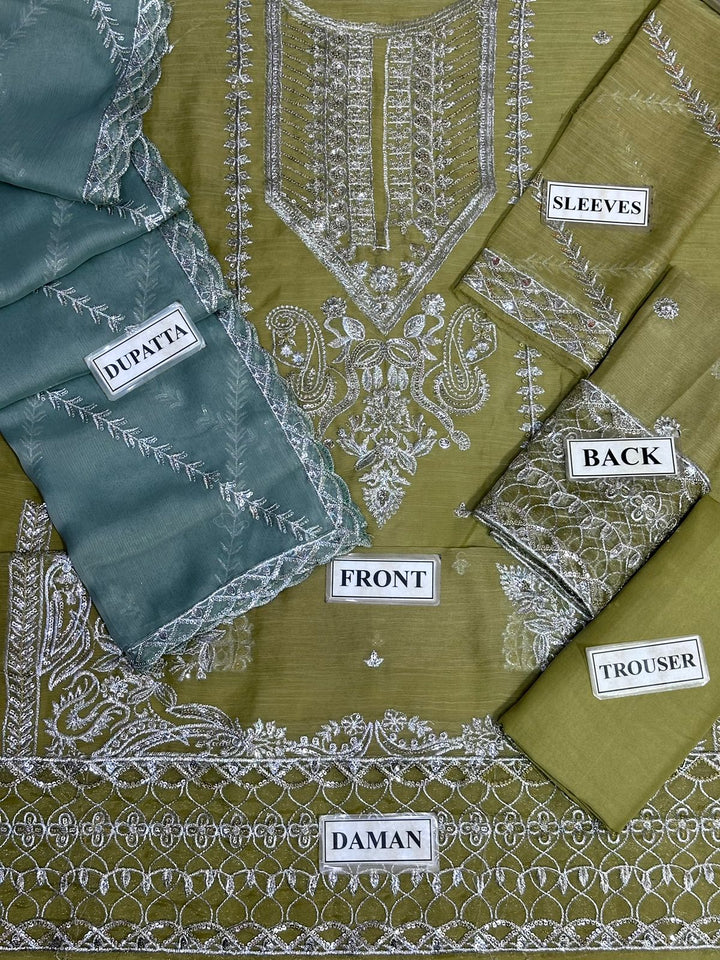 Asim Jofa Chiffon Suit-Aarasta