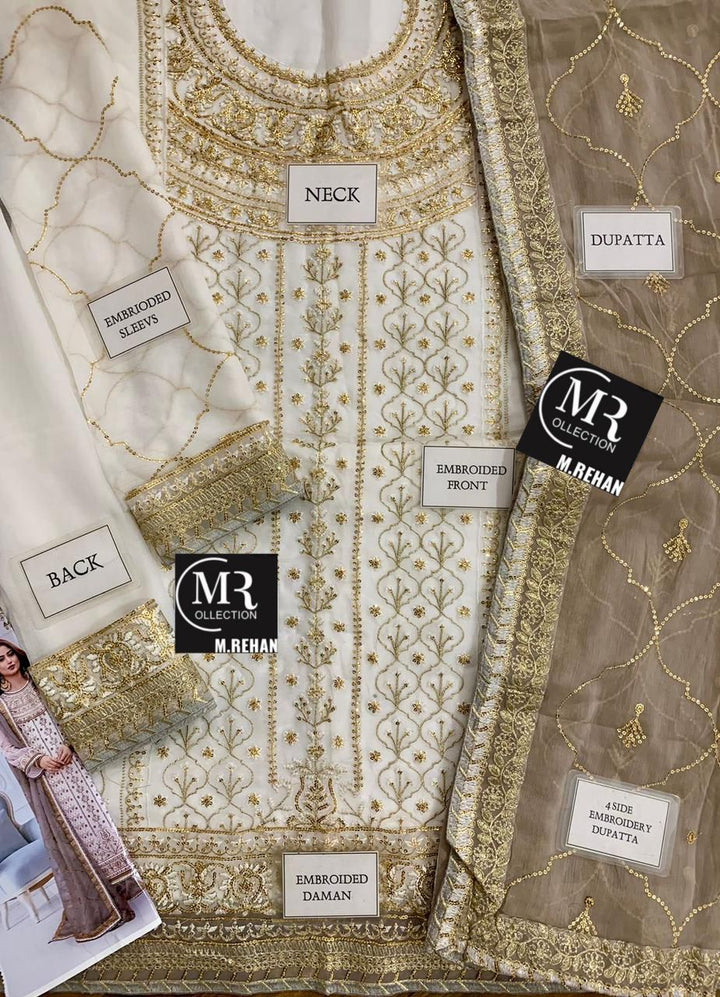 Asim Jofa Chiffon Suit-Aarasta