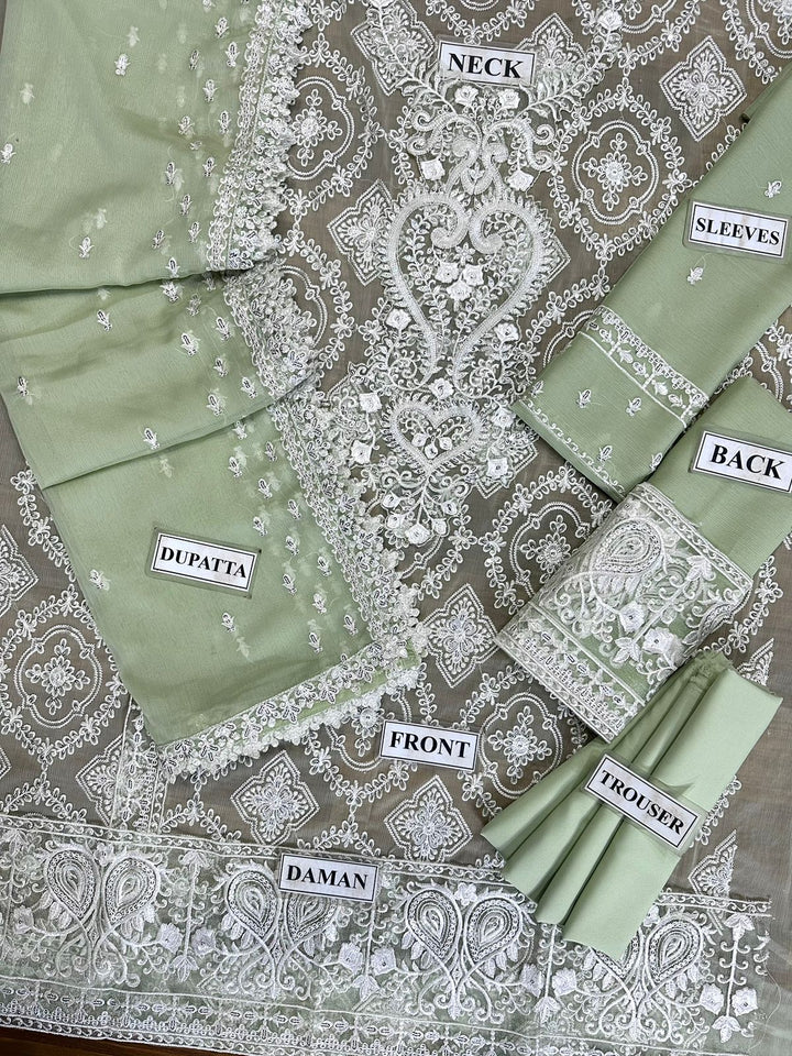 Asim Jofa Chiffon Suit-Aarasta