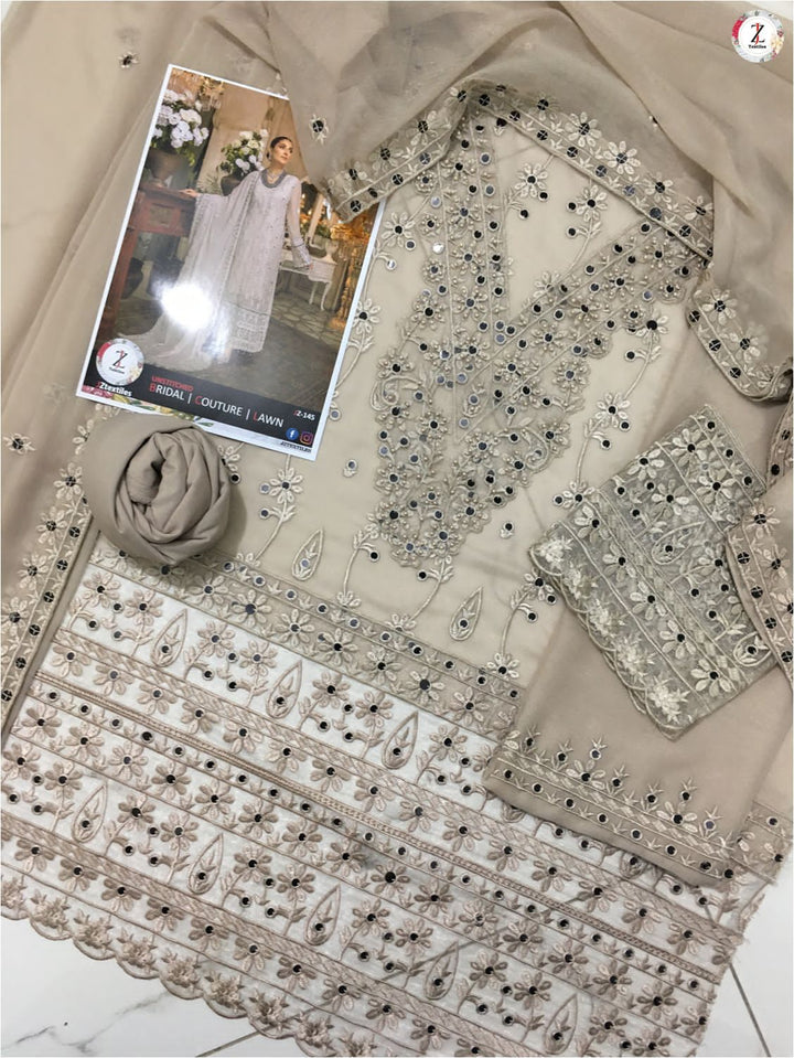 Asim Jofa Chiffon Suit-Aarasta