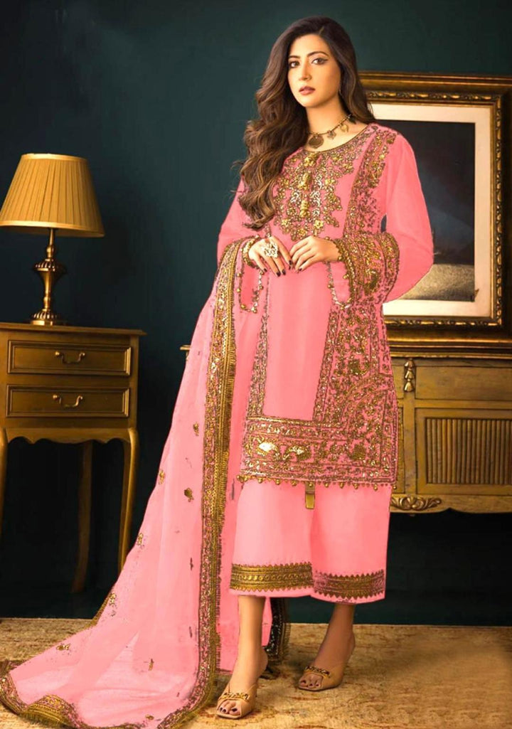 Asim Jofa Organza Suit-Aarasta