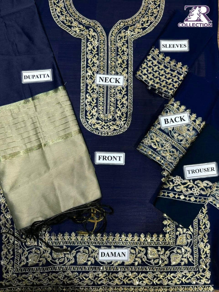 Asim Jofa Chiffon Suit-Aarasta