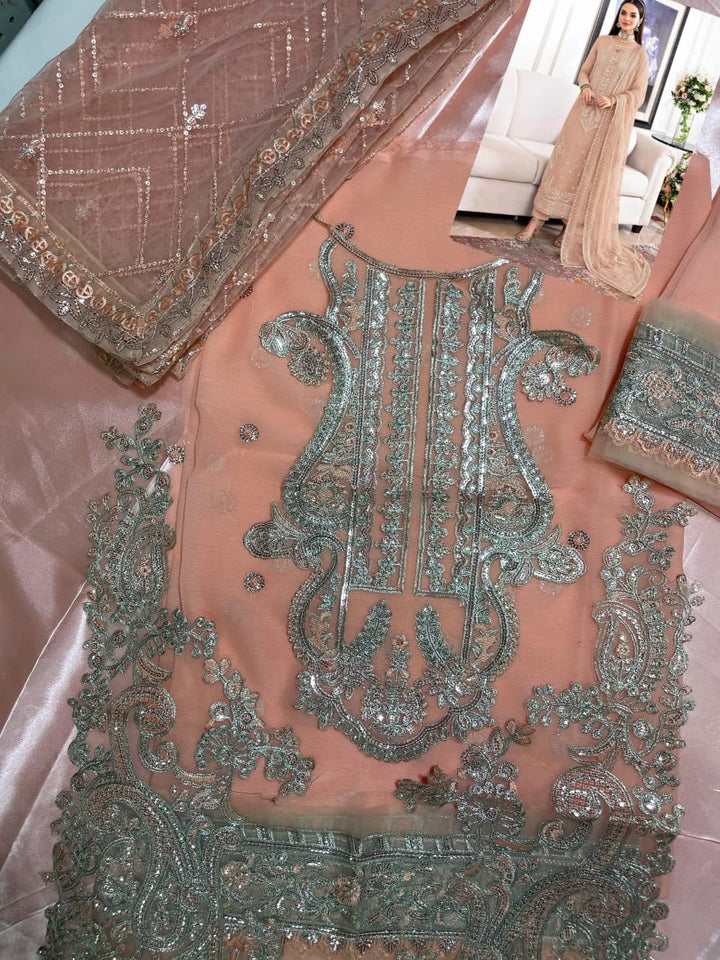 Asim Jofa Chiffon Suit-Aarasta