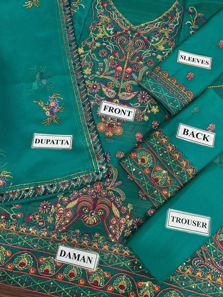 Asim Jofa Chiffon Suit-Aarasta