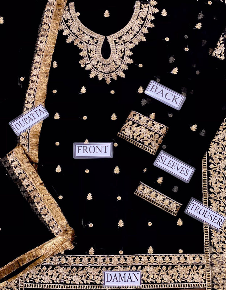 Asim Jofa Chiffon Suit-Aarasta