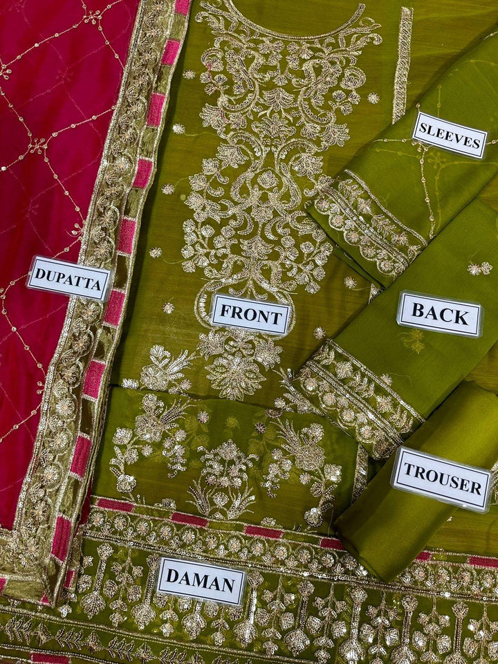 Asim Jofa Chiffon Suit-Aarasta