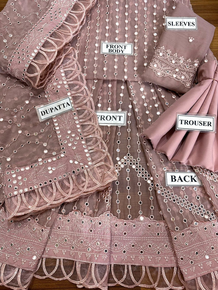 Asim Jofa Chiffon Suit-Aarasta