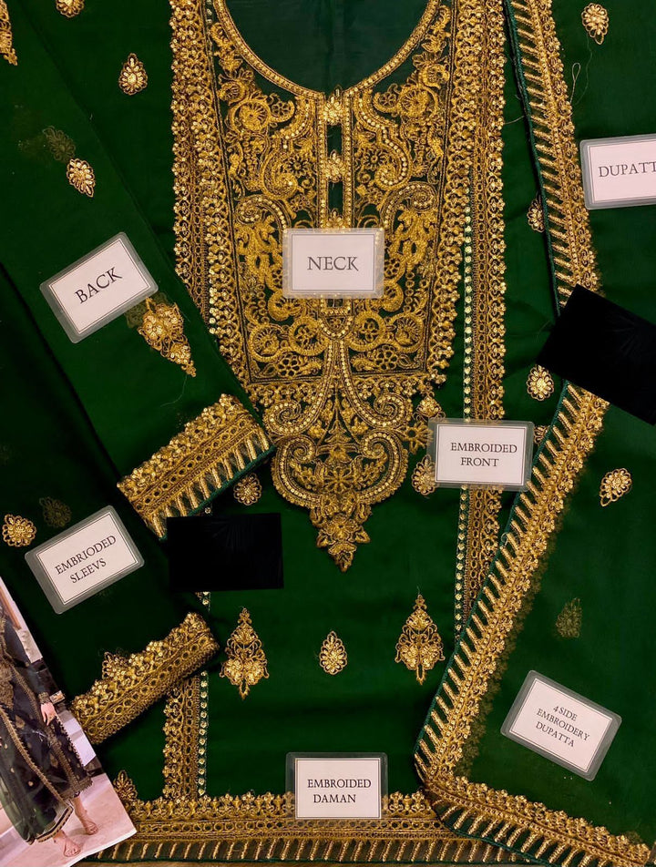 Asim Jofa Chiffon Suit-Aarasta