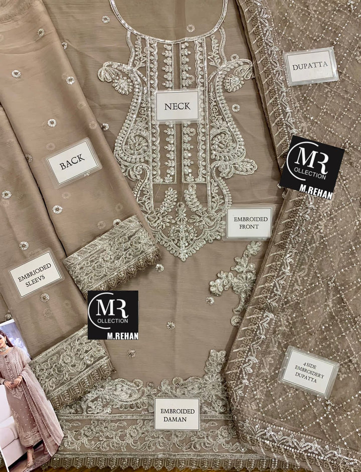 Asim Jofa Chiffon Suit-Aarasta