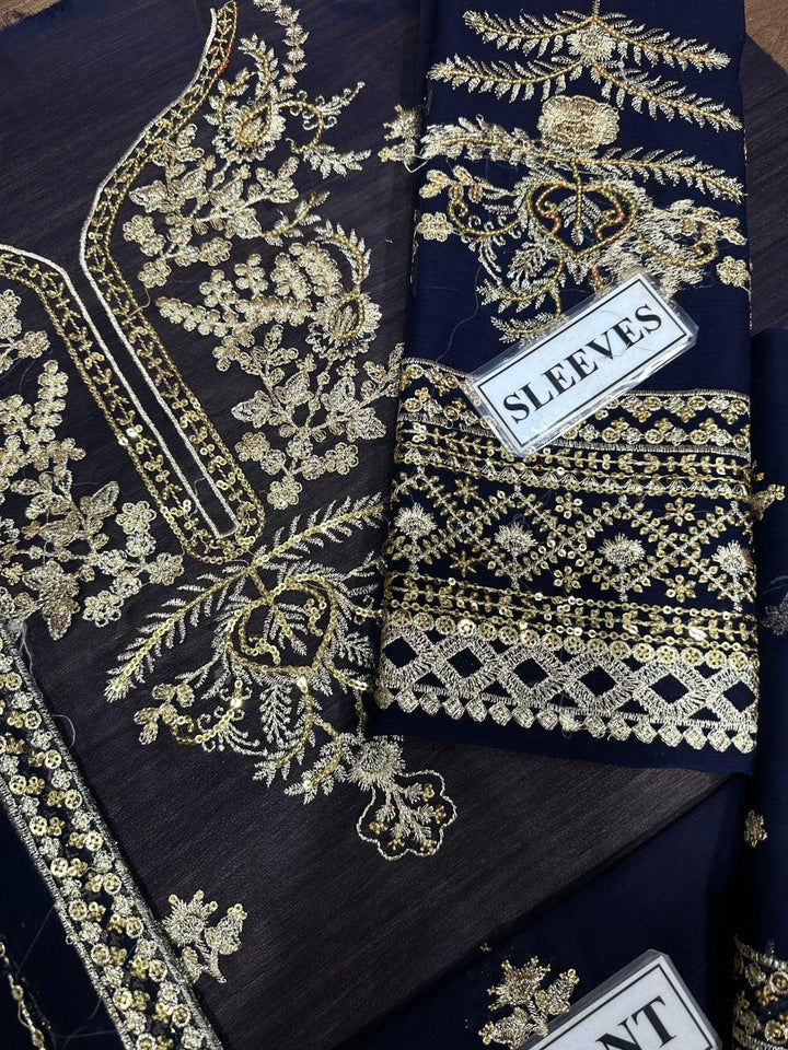 Asim Jofa Chiffon Suit-Aarasta