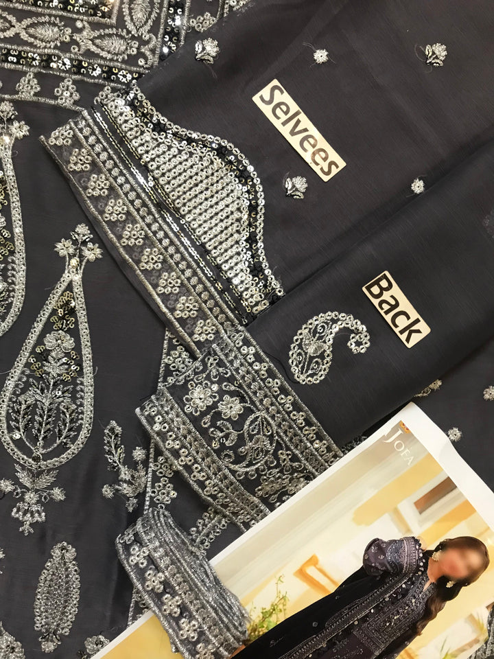 Asim Jofa Chiffon Suit-Aarasta