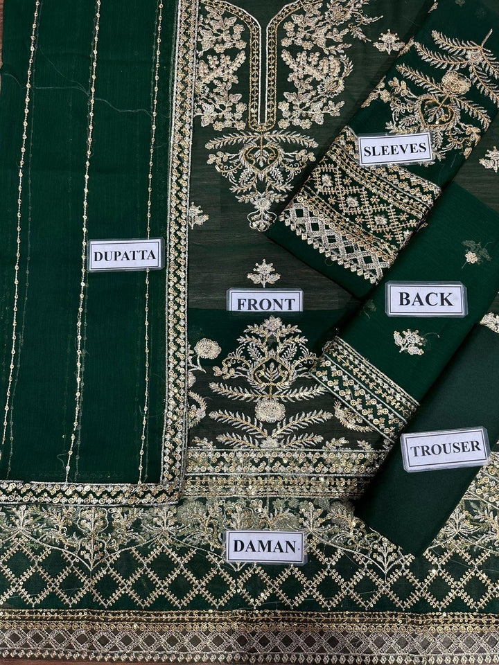 Asim Jofa Chiffon Suit-Aarasta