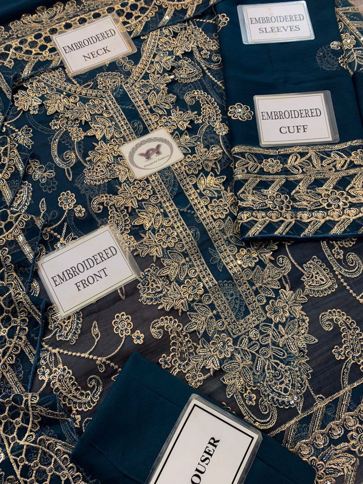 Asim Jofa Chiffon Suit-Aarasta