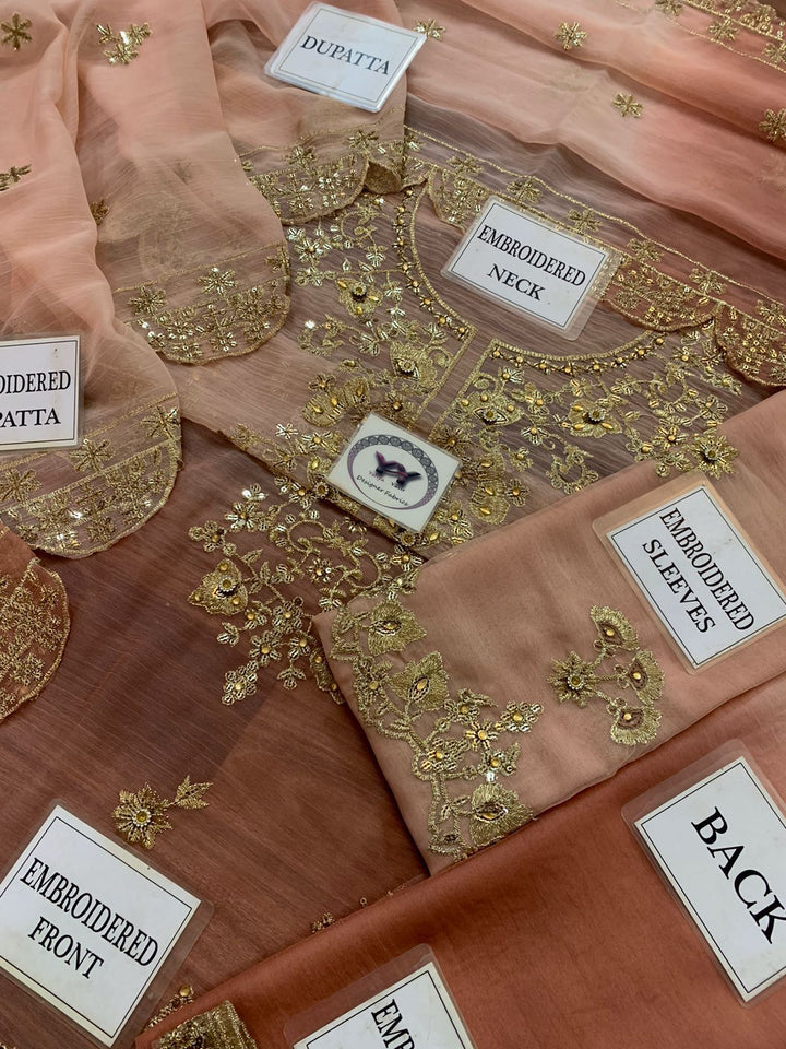 Asim Jofa Chiffon Suit-Aarasta