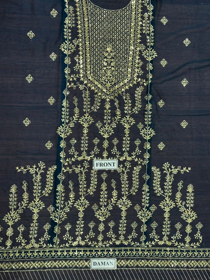 Asim Jofa Chiffon Suit-Aarasta