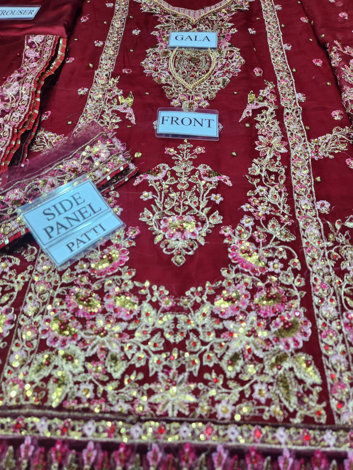 Asim Jofa Chiffon Suit-Aarasta