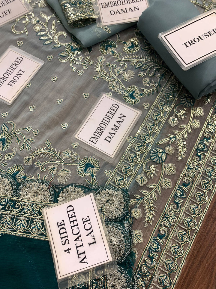 Asim Jofa Chiffon Suit-Aarasta