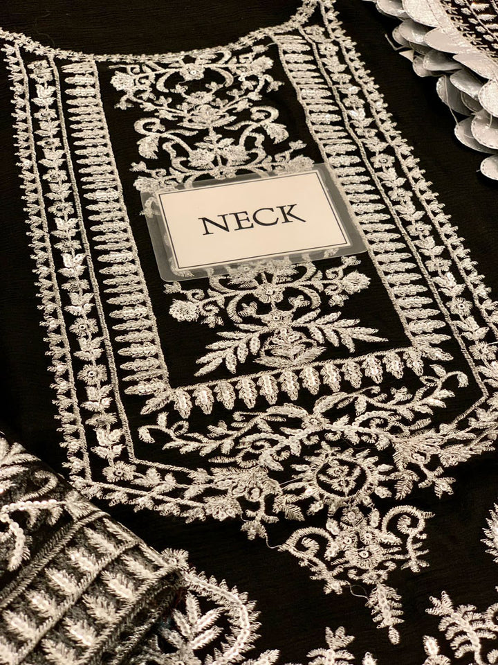 Asim Jofa Chiffon Suit-Aarasta