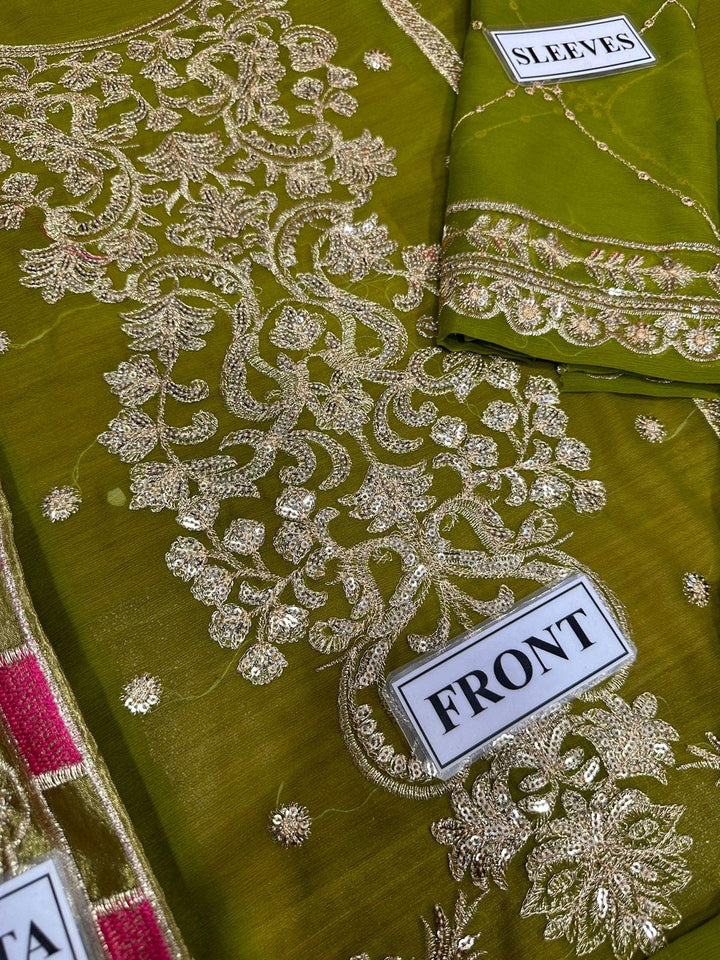 Asim Jofa Chiffon Suit-Aarasta