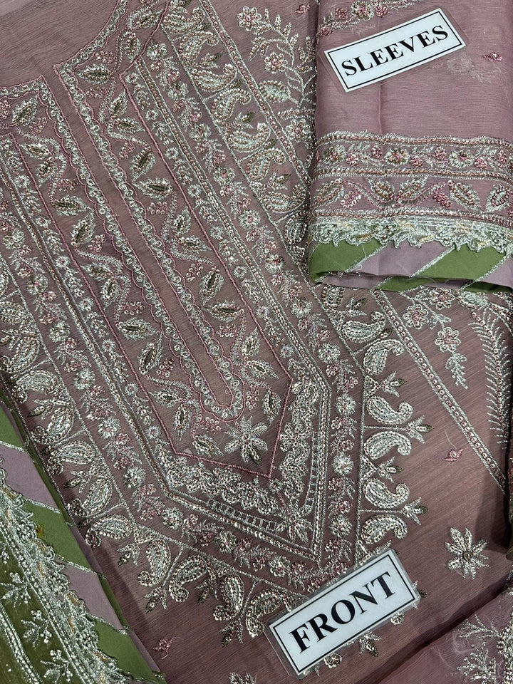 Asim Jofa Chiffon Suit-Aarasta