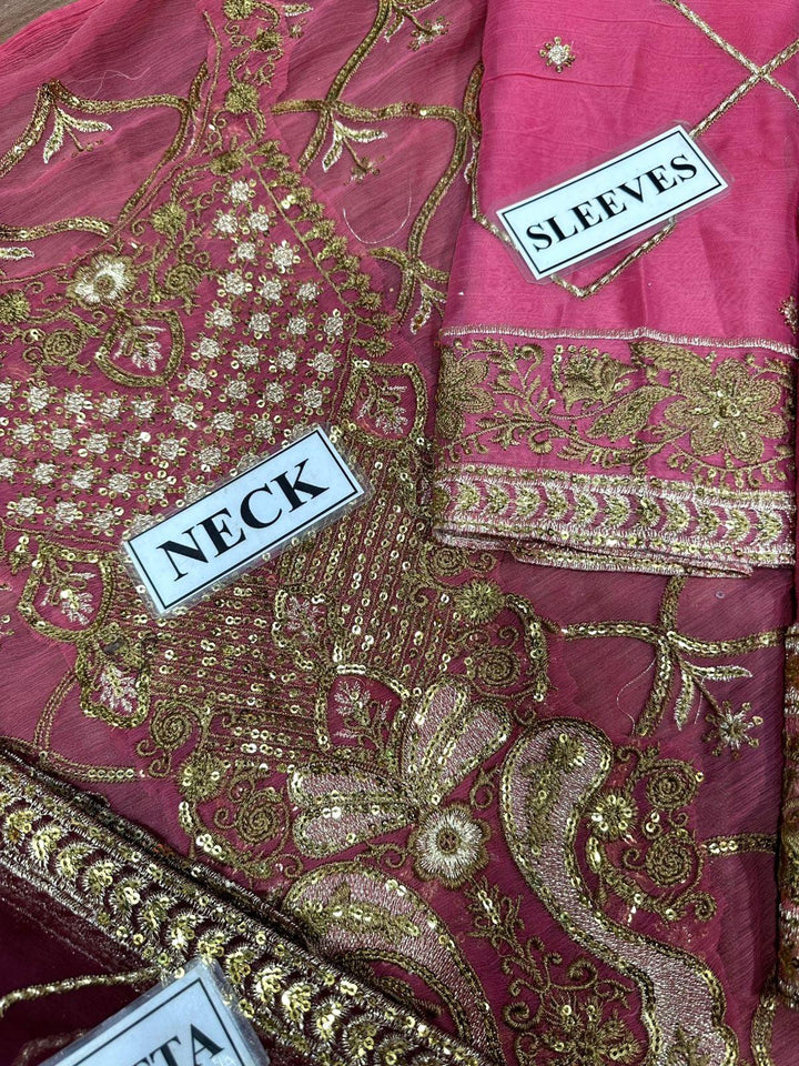 Asim Jofa Chiffon Suit-Aarasta