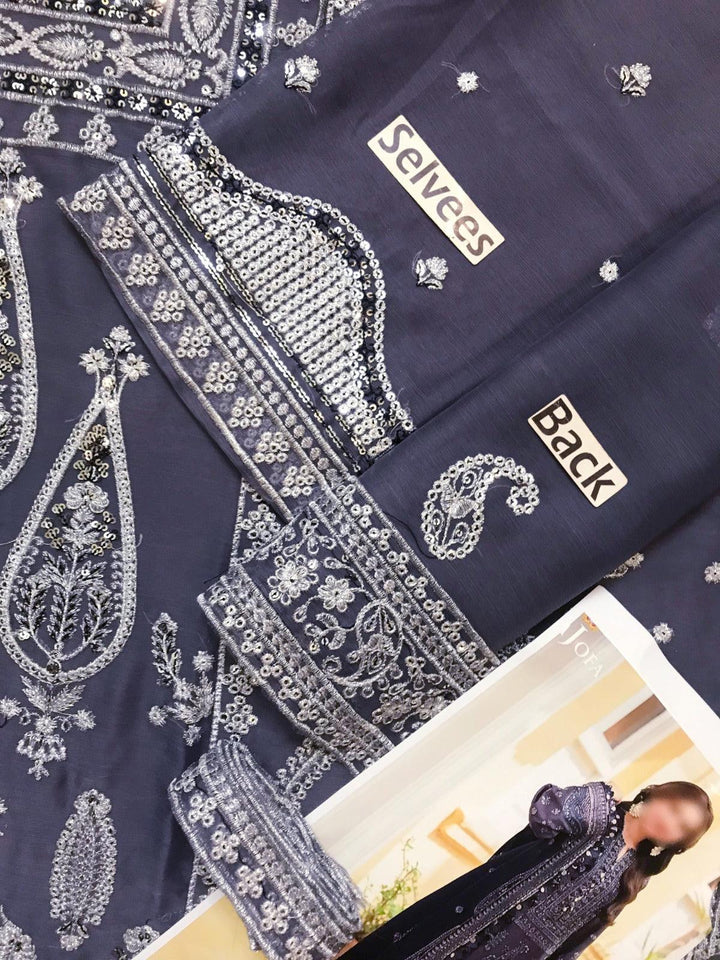 Asim Jofa Chiffon Suit-Aarasta