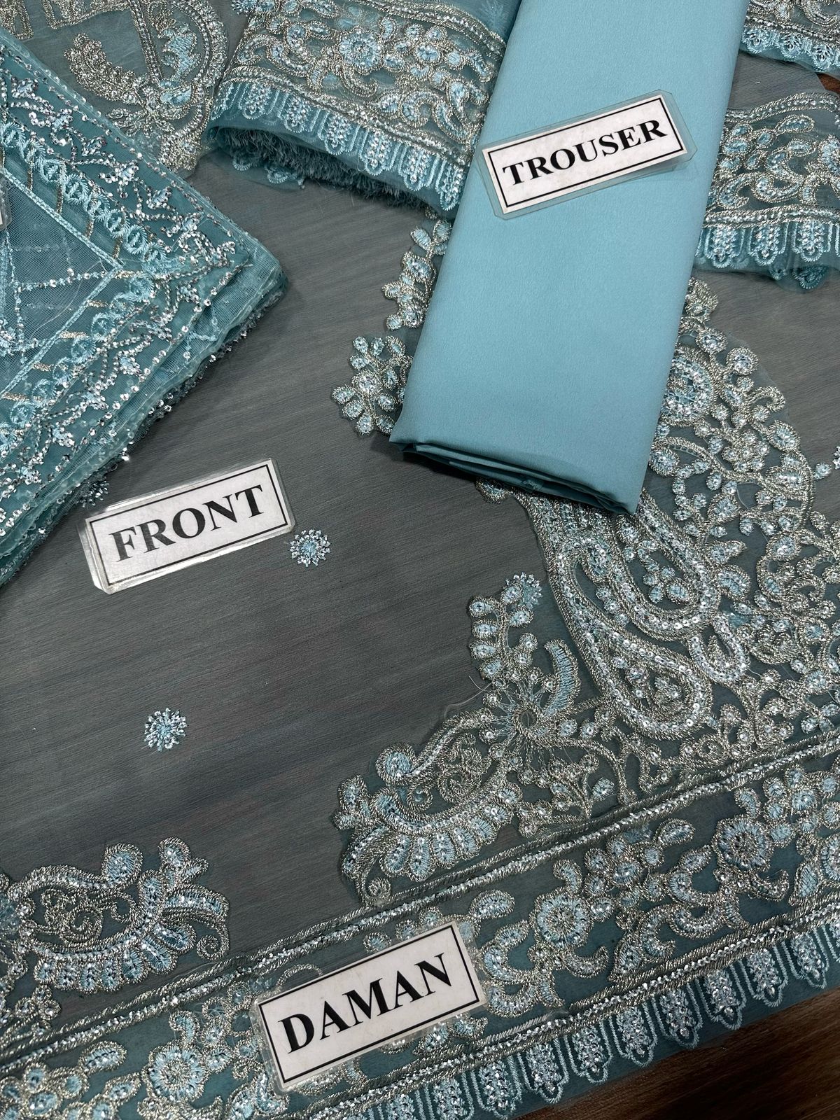 Asim Jofa Chiffon Suit-Aarasta