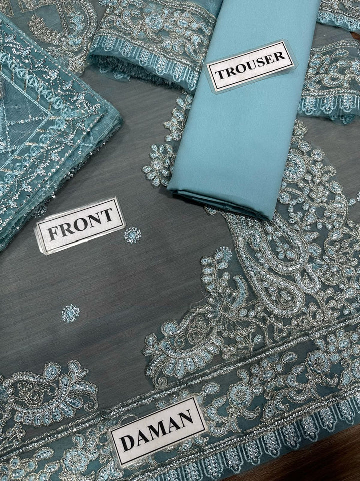 Asim Jofa Chiffon Suit-Aarasta