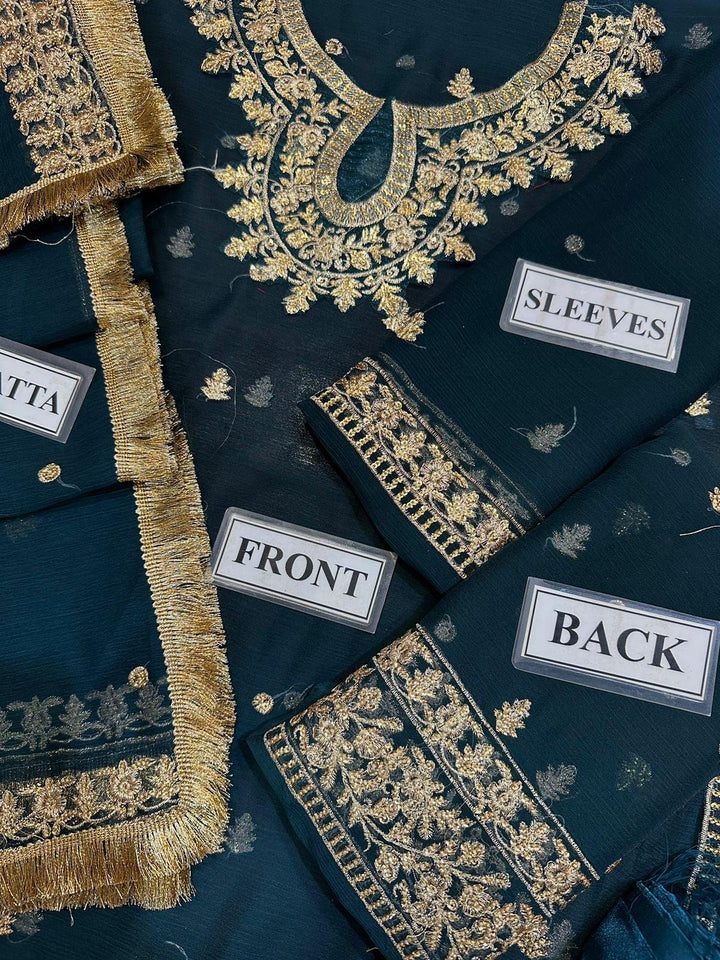 Asim Jofa Chiffon Suit-Aarasta