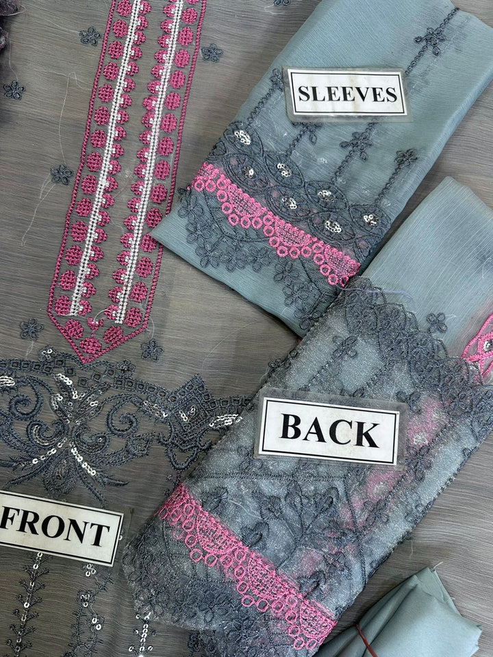 Asim Jofa Chiffon Suit-Aarasta