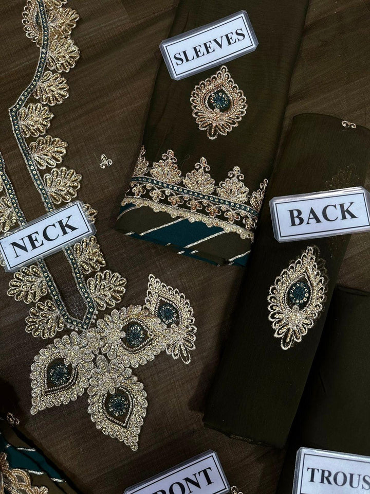 Asim Jofa Chiffon Suit-Aarasta