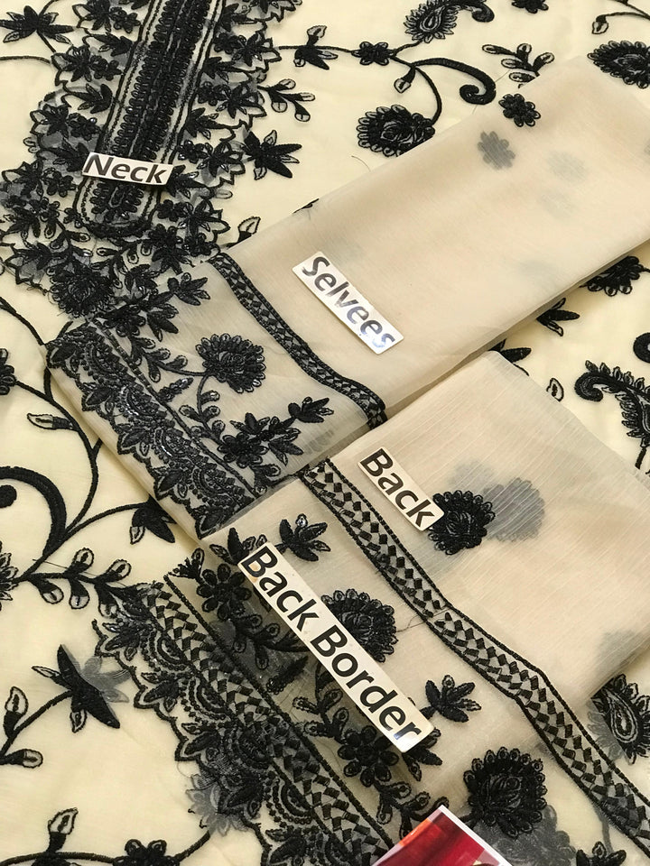 Asim Jofa Chiffon Suit-Aarasta