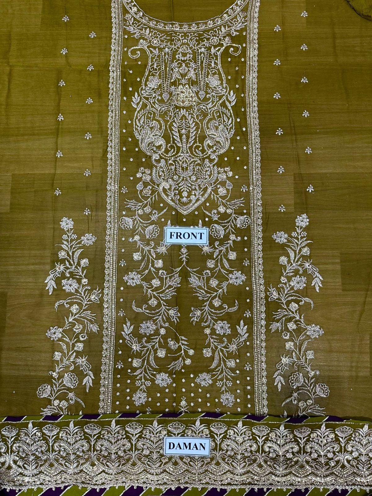 Asim Jofa Chiffon Suit-Aarasta
